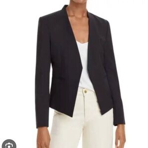 THEORY Lanai Urban Blazer, virgin Wool/Elastane, Black, Sz 0